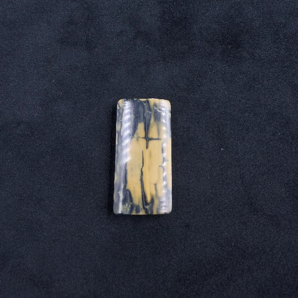 K3002天然猛犸牙蓝皮无事牌 支持鉴定 假一罚四