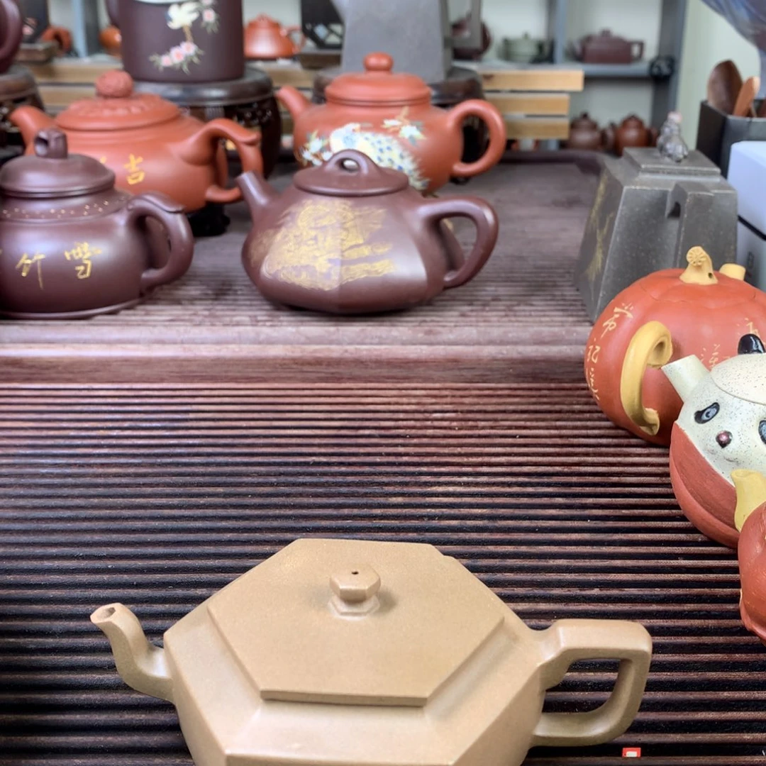 紫砂茶壶原矿手工124