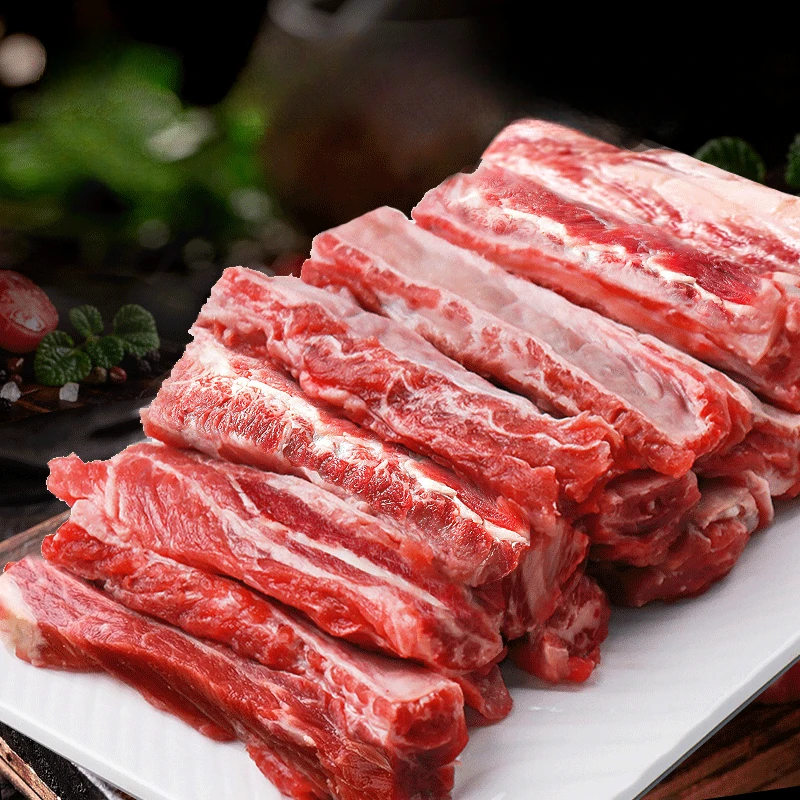 【北海湾】内蒙原切牛肋条肉1.5kg/袋和1kg*2袋自选