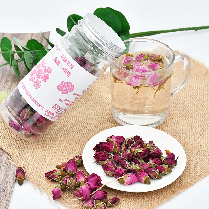 玫瑰花茶平阴干花泡茶干玫瑰花瓣食用重瓣玖瑰清香罐装