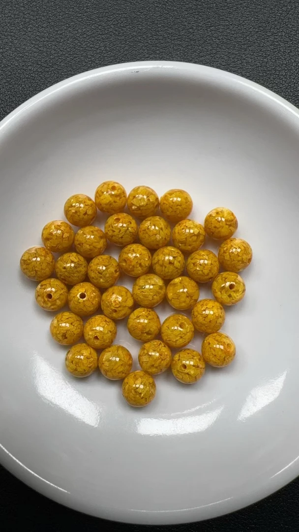 雄黄散珠卡8mm 10颗 多样性发货