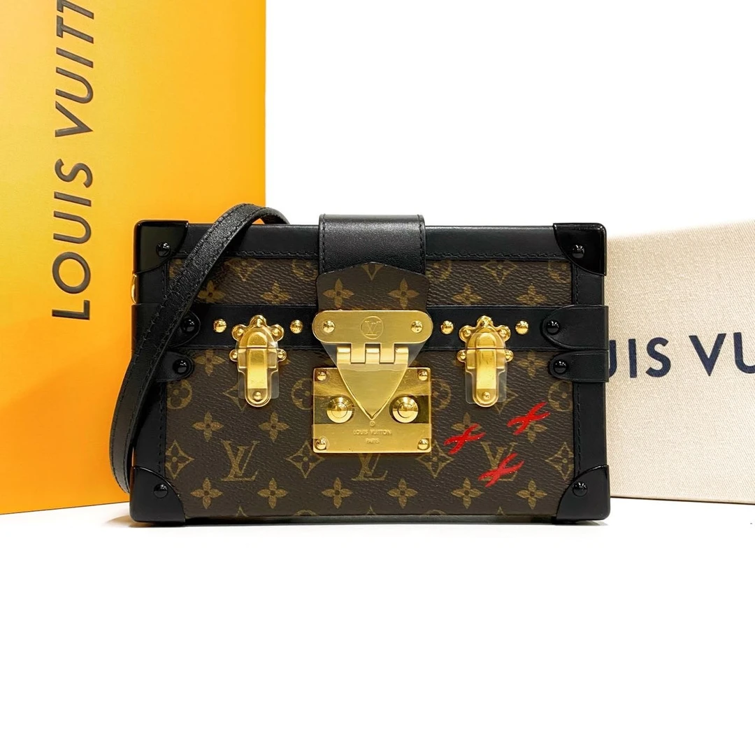 99新 LouisVuitton/路易威登 老花硬盒子小号