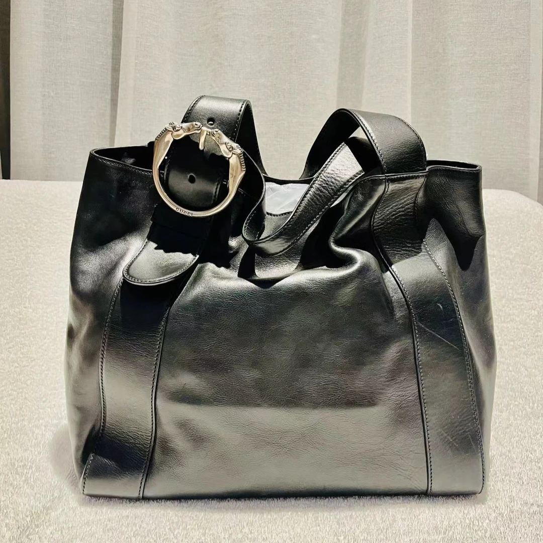 95新 GUCCI/古驰 经典托特单肩包