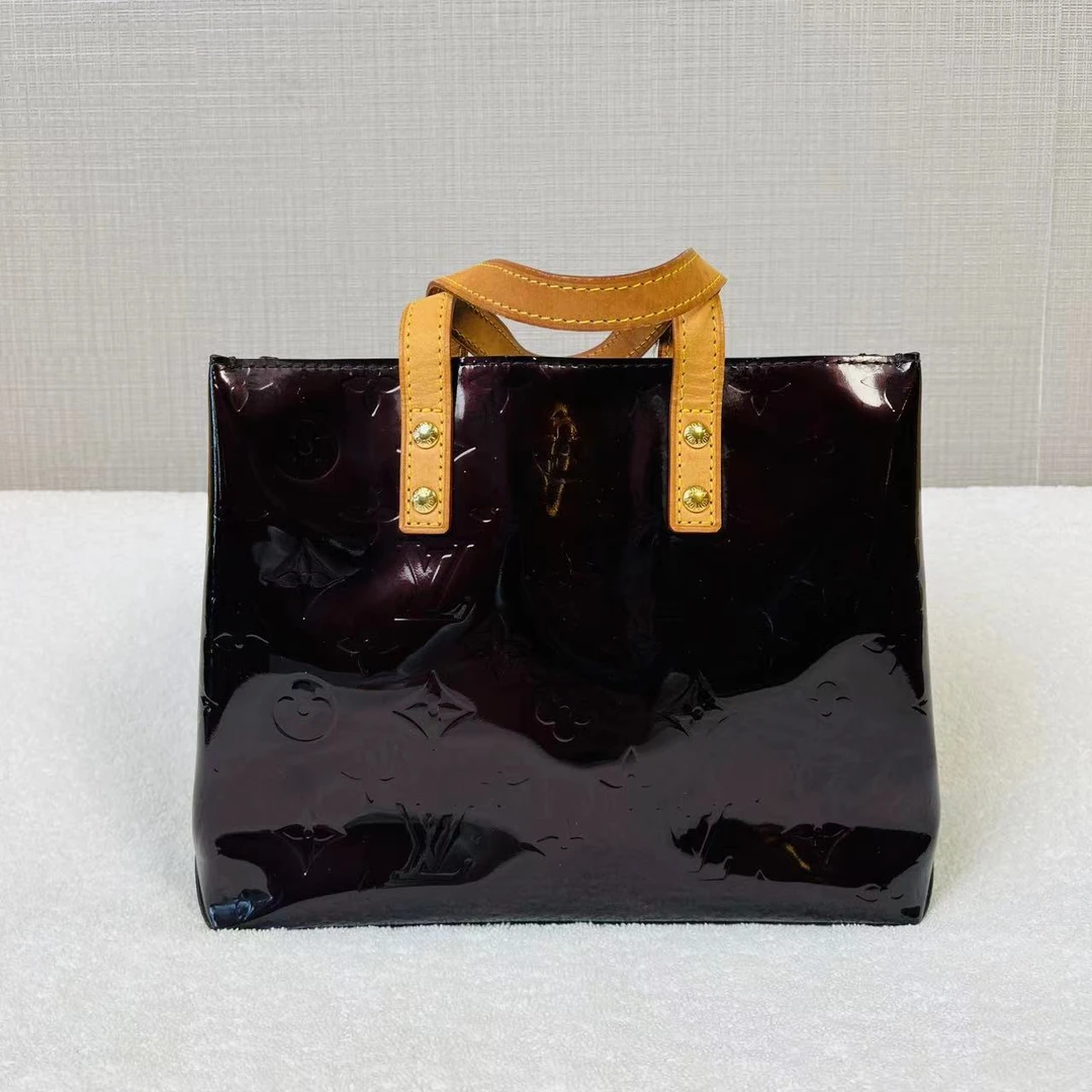 95新 LouisVuitton/路易威登 漆皮车厘子手提包