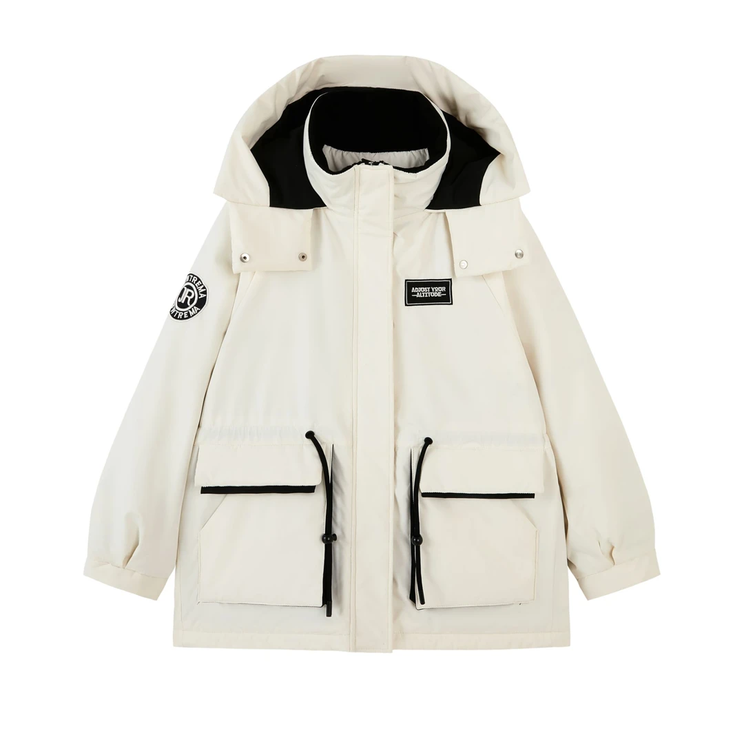 【GaoGao专属】90白鸭绒冲锋衣羽绒服男女同款-2407