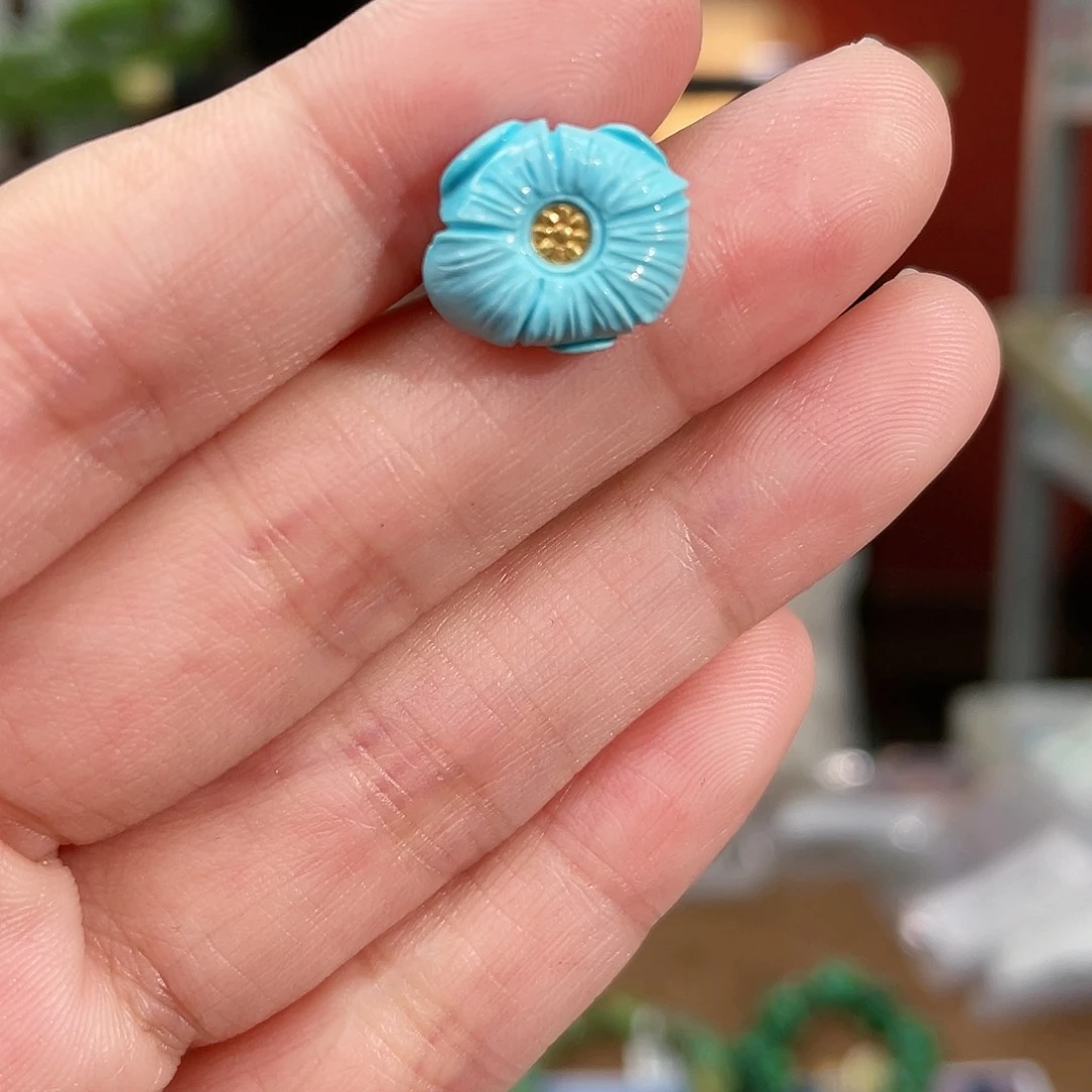 绿松石珠宝奇石未镶嵌