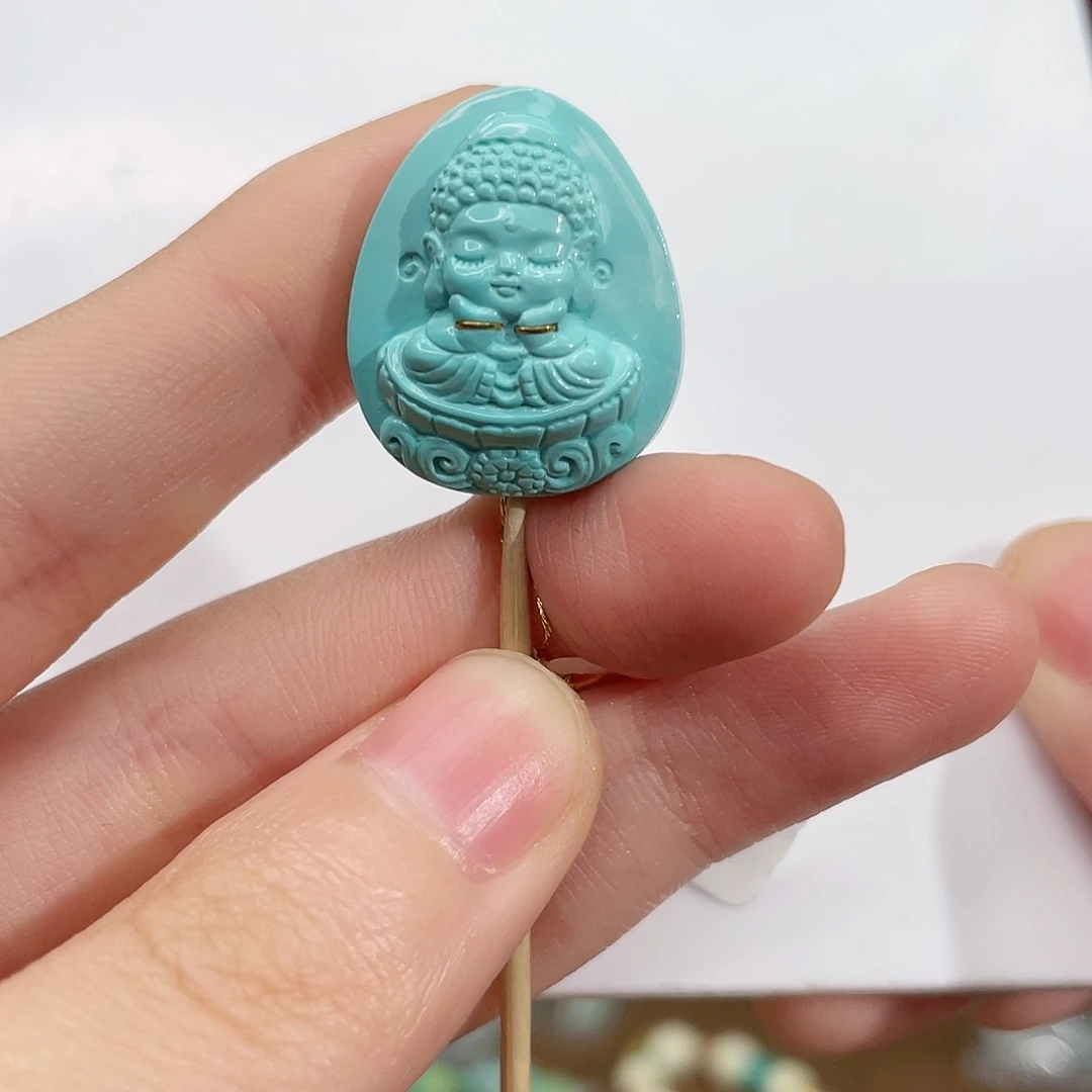 绿松石珠宝奇石未镶嵌