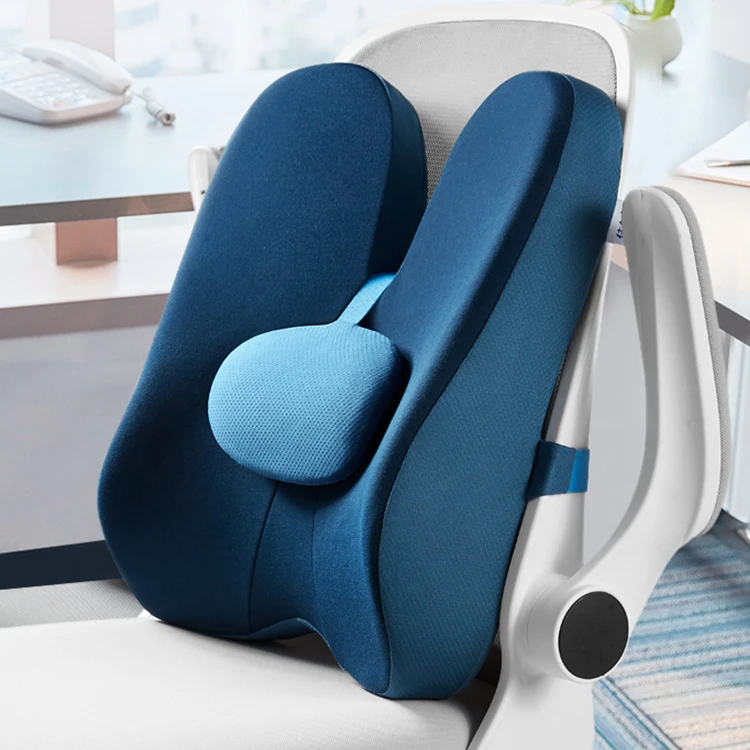 佳奥护腰靠垫办公室腰靠记忆棉腰垫靠背垫座椅孕妇椅人体工学腰垫