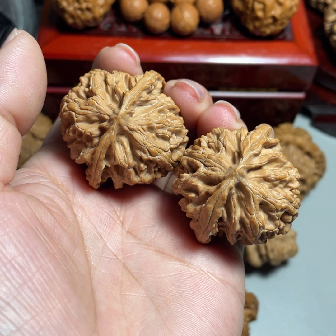 核桃核雕精品苹果圆39加