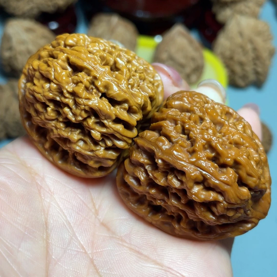 核桃核雕墩***菜精品南疆石38加