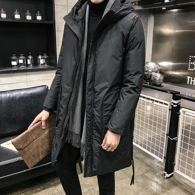 男士外套冬季2023新款个性潮男宽松棉袄中长款棉服衣外套男棉服