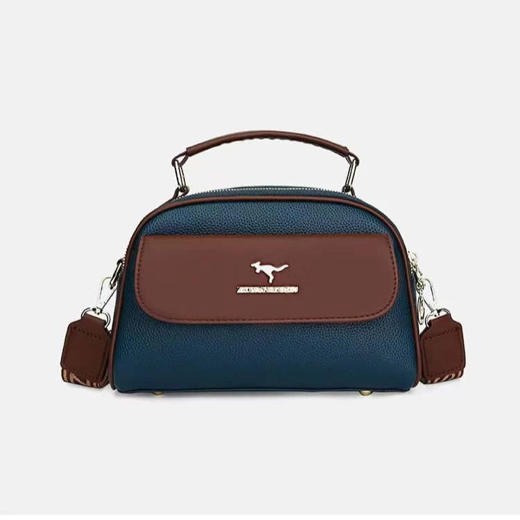 新款单肩斜挎女包欧美复古时尚通勤小方包