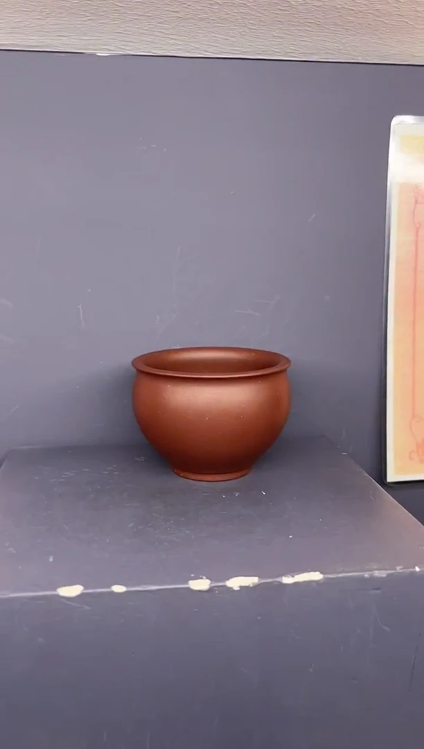 【闪购商品】紫砂茶杯底槽清圆融杯