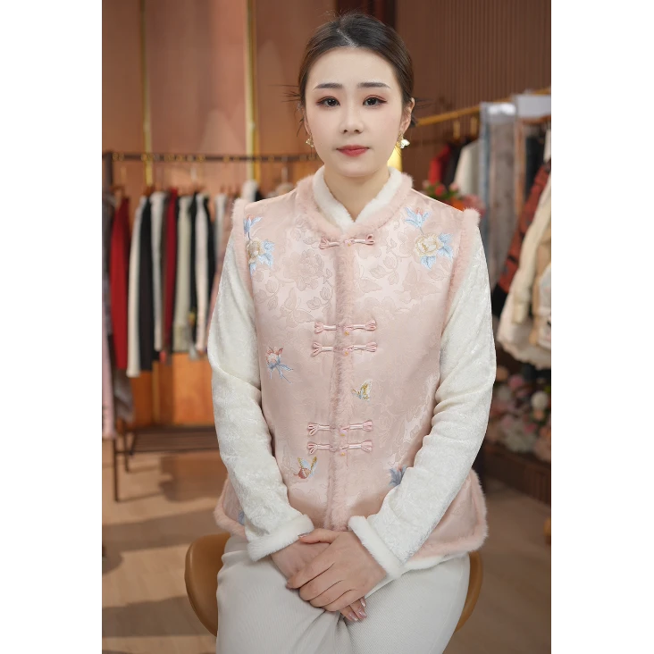 《知韵 -棉马甲》新中式刺绣国风百搭限定气质加厚马甲