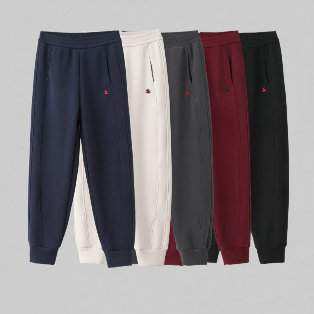 冬季时尚百搭宽松加厚防风束脚休闲裤5038.Q