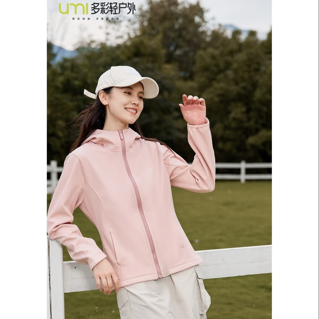 三防热力绒透气户外’小蛮腰‘软壳衣6718.颖