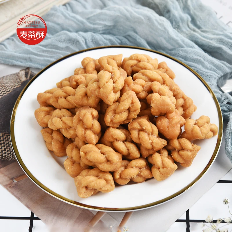 麦蒂酥麻花袋装甜咸口味麻花办公室充饥经典休闲香酥脆零食小麻花