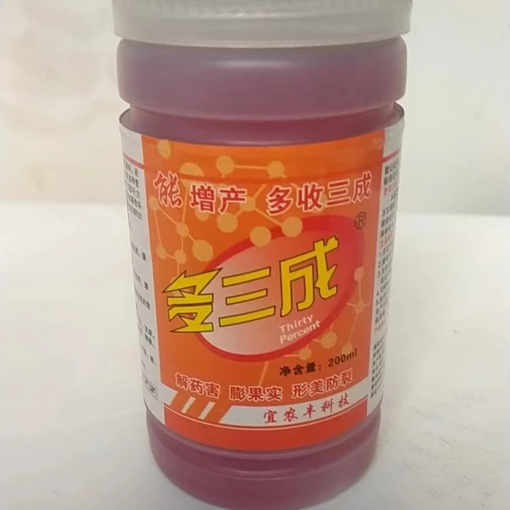 多三成200毫升促进花芽分花，保花保果，调节生长，解除药害肥害