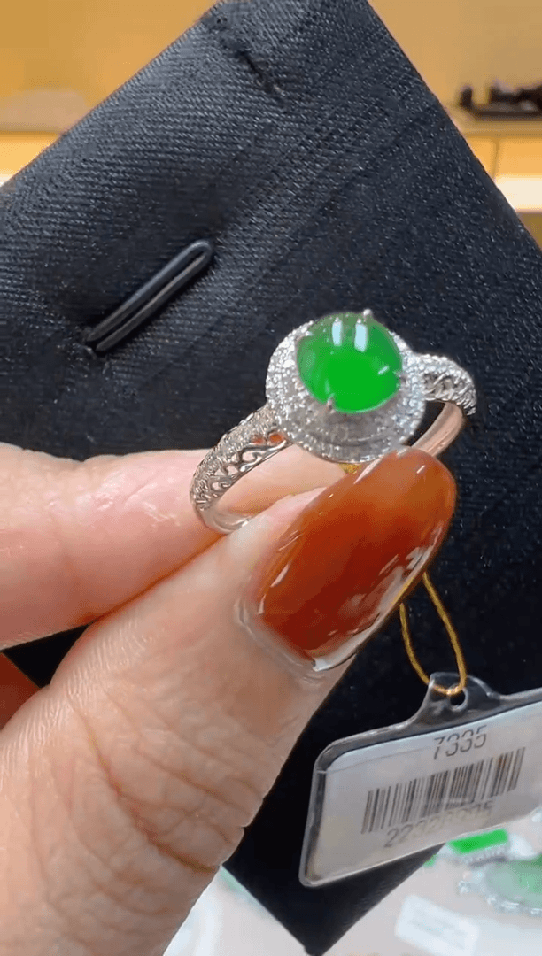 【闪购商品】翡翠戒指18K金镶嵌多样性团购发一件