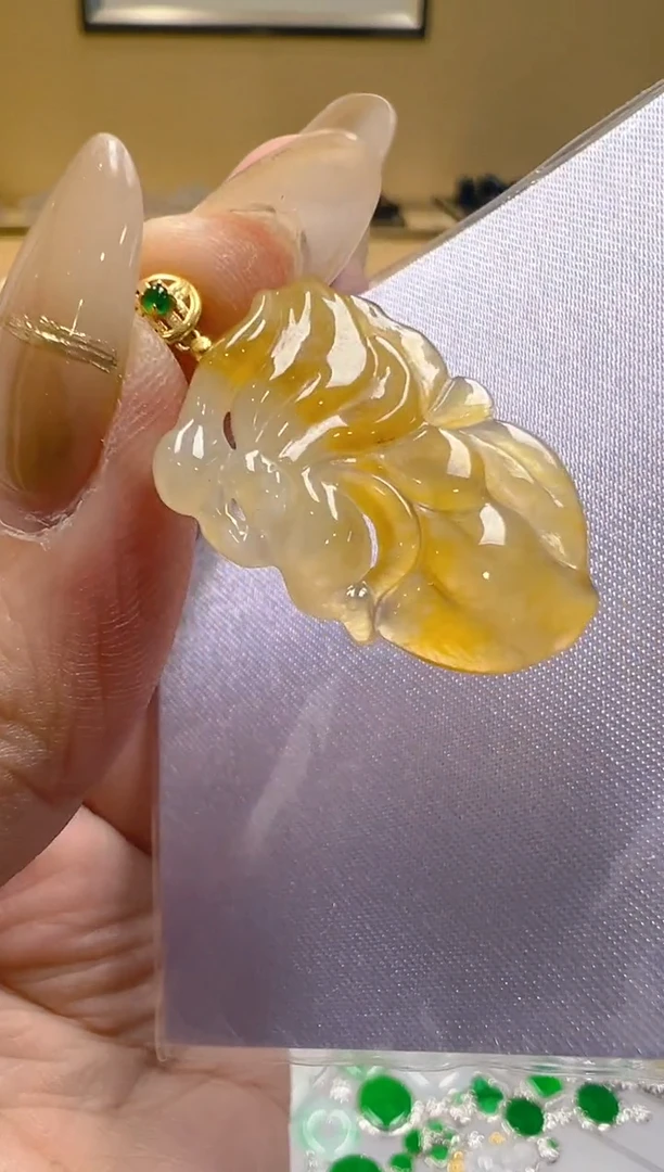 【闪购商品】翡翠吊坠(不含链)18K金镶嵌多样性团购发一件