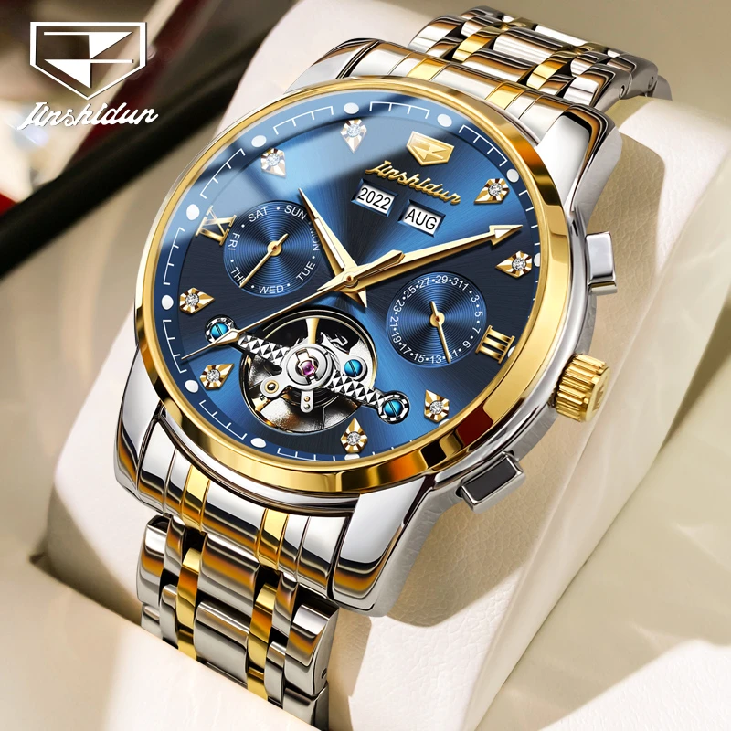 金仕盾全自动经典百搭潮流帅气高档时尚气质男士手表机械表8942