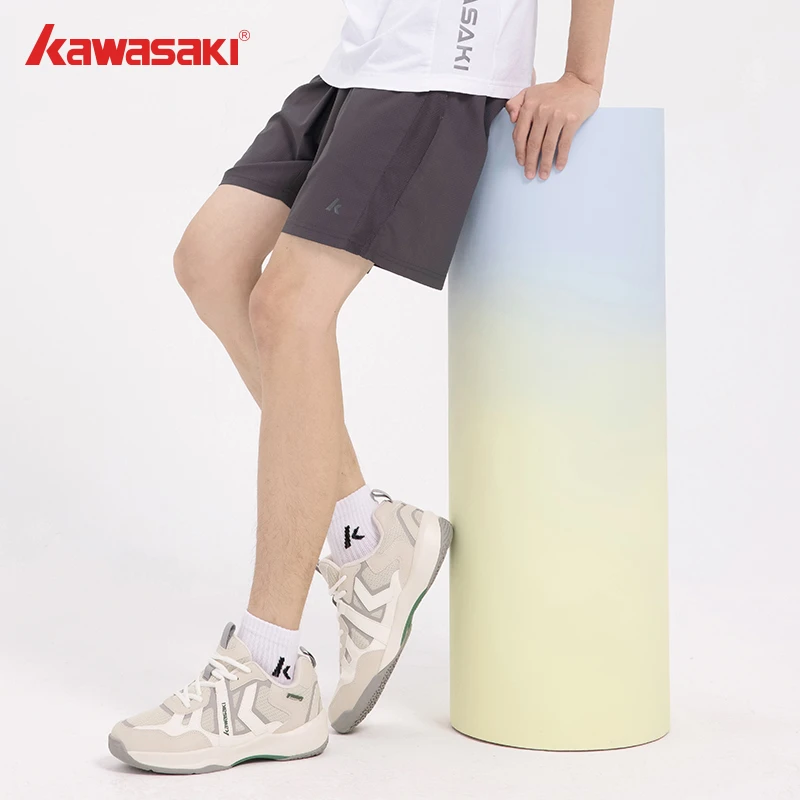 kawasaki/川崎K1C10-B1624男款梭织短裤透气宽松健身运动服舒适