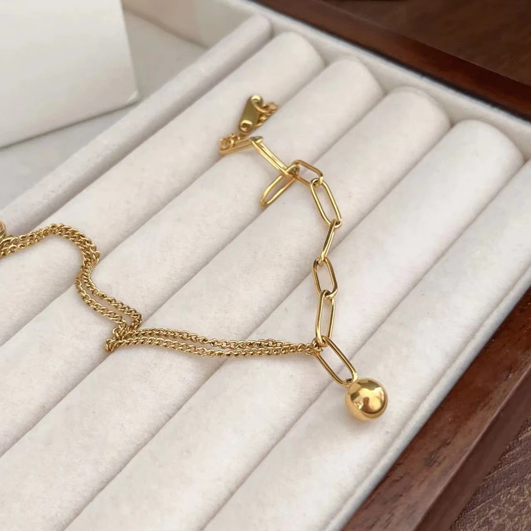 钛钢脚链 D331  气质轻奢时尚百搭小众简约精致个性ins脚链