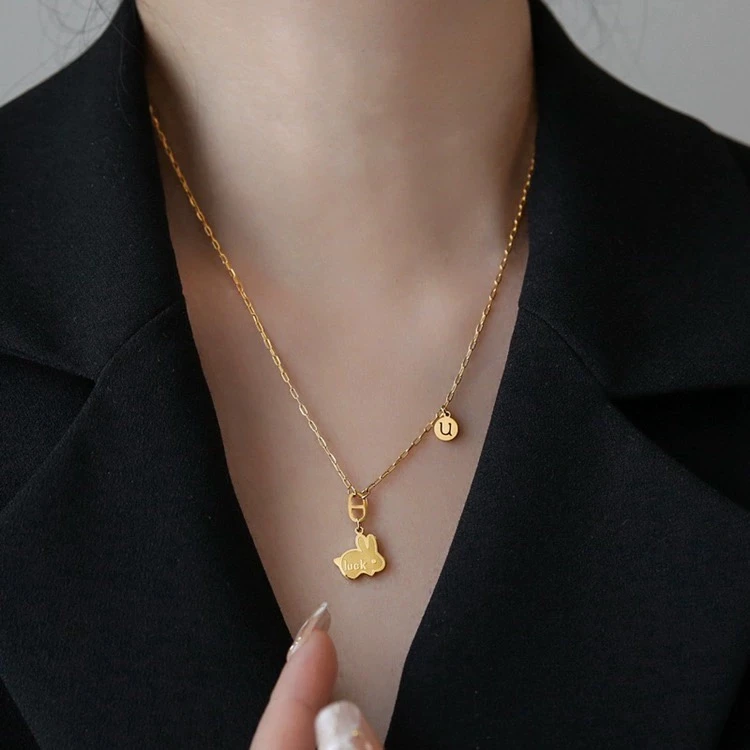 钛钢项链 D205 小众轻奢时尚设计师款项链