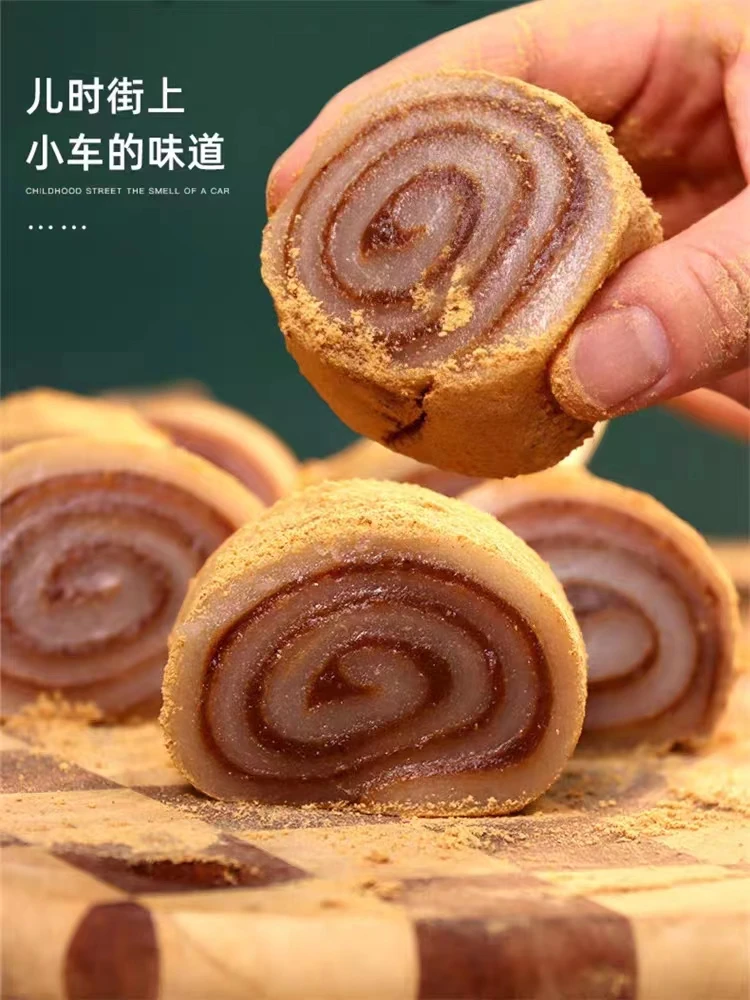 东北驴打滚老北京特产传统糕点豆面卷打糕芝麻卷糯米糍粑休闲零食
