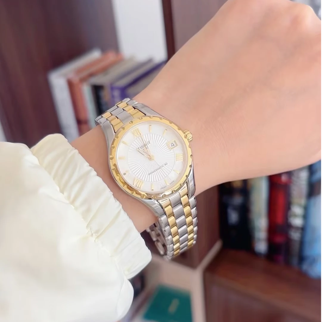 全新未使用 Tissot/天梭 T-LADY/表镜34mm/T0722072211800