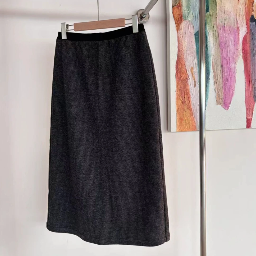 【冬姐专属】OUI5161D 羊毛混纺裙子