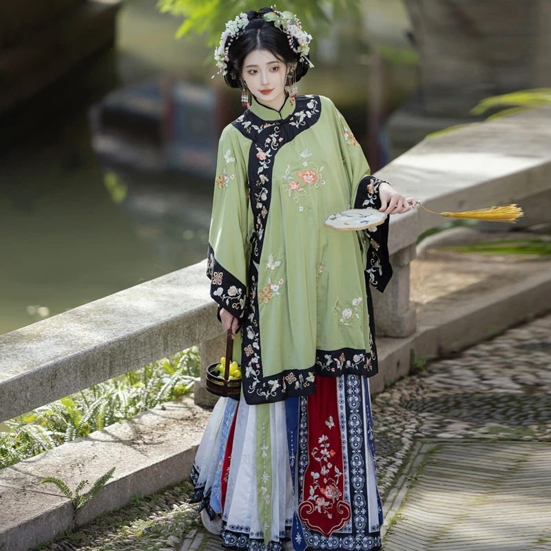 棠曦【大院罗衣】清汉女装古董衣重工刺绣晚清平遥晋商少奶奶服饰