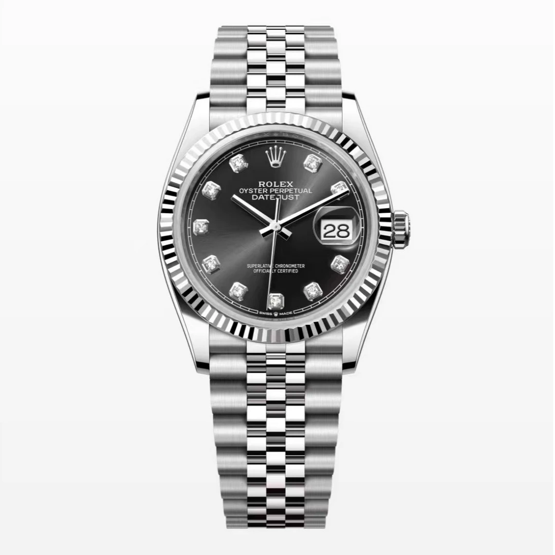 99新 Rolex/劳力士 日志系列126234-0027黑钻/全套19年/36mm/拆单