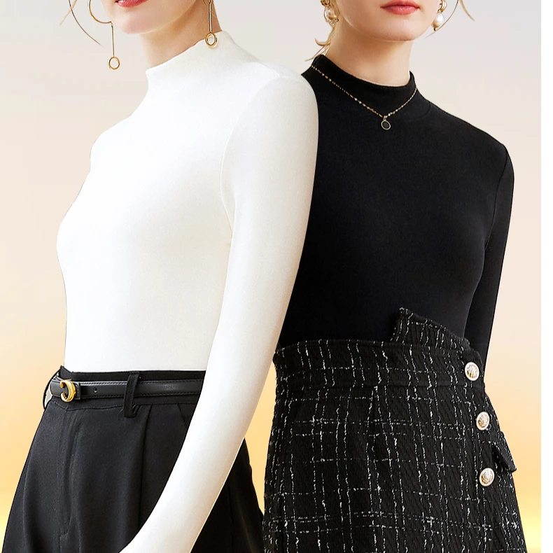 【正品德国拜耳德绒】真德绒打底定制款巨保暖巨舒服半高领百搭