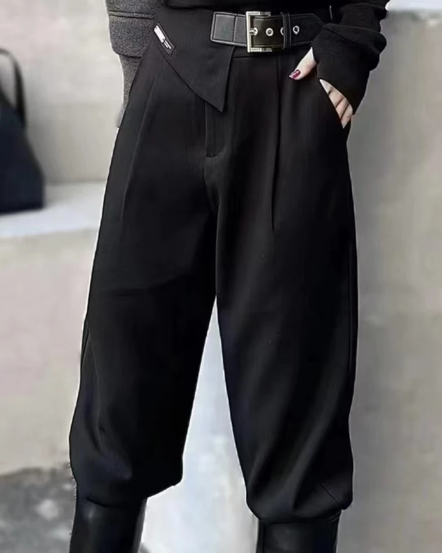 高端气质显瘦哈伦裤显瘦小脚