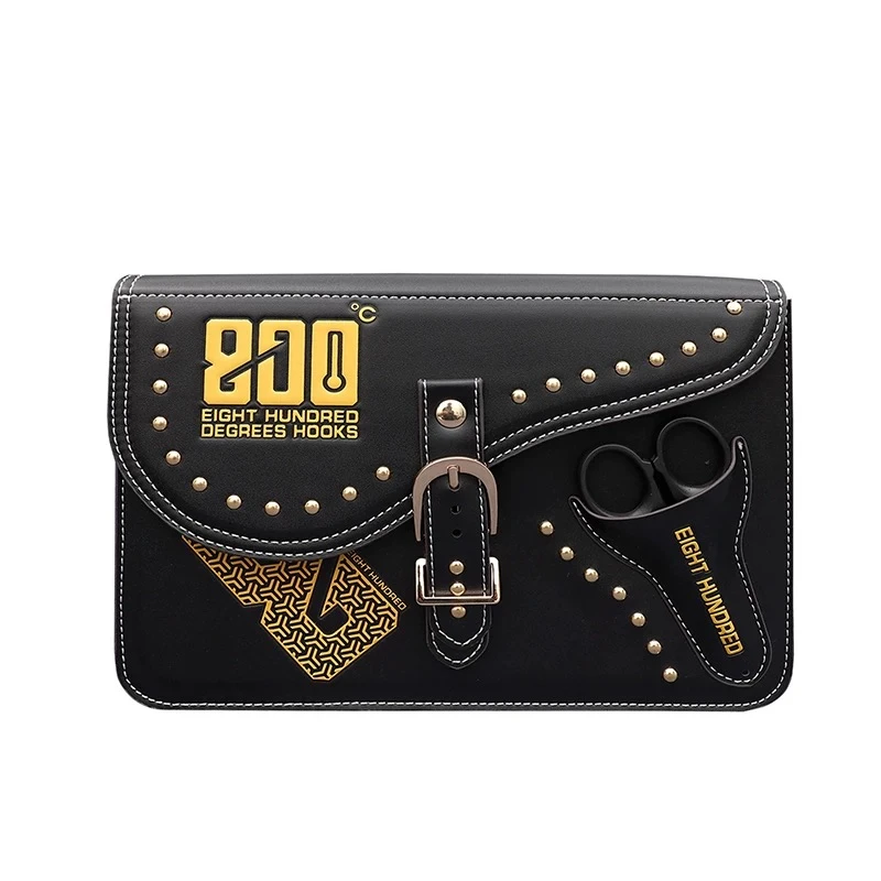 捌佰度800度哈雷钓箱侧包免打孔魔术贴防水加厚方便收纳袋剪刀包