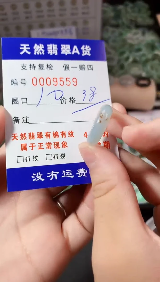 【闪购商品】翡翠戒指未镶嵌10圈口