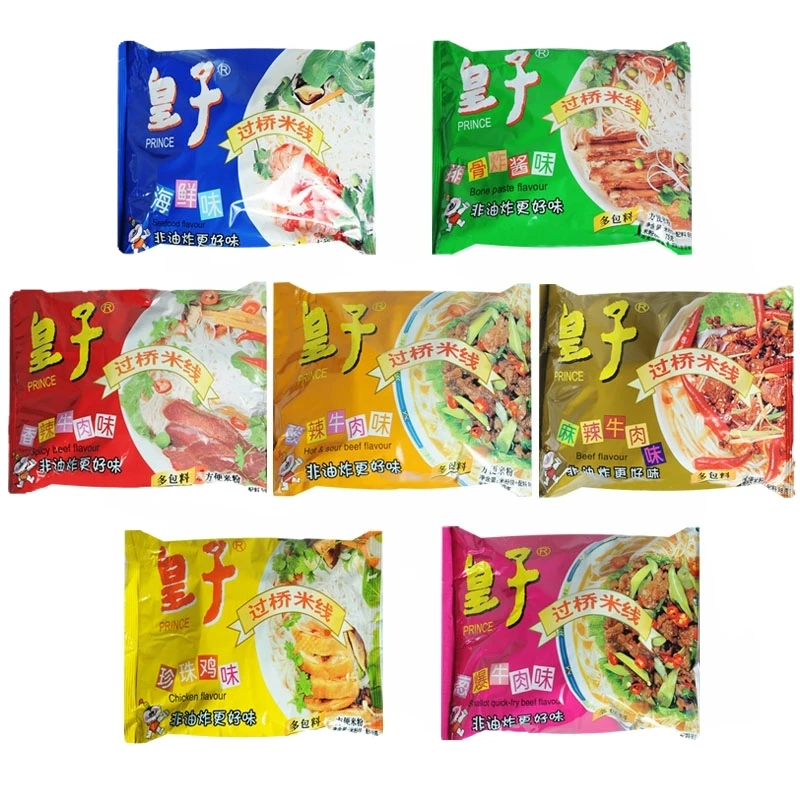 皇子 云南过桥米线袋装非油炸冲泡即食鲜香爽口麻辣香辣酸辣牛肉