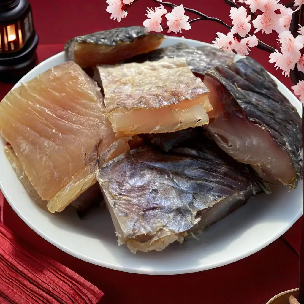 【咸淡适中】湖北优选草鱼块批发农家大块干鱼自晒风干草鱼块咸鱼干