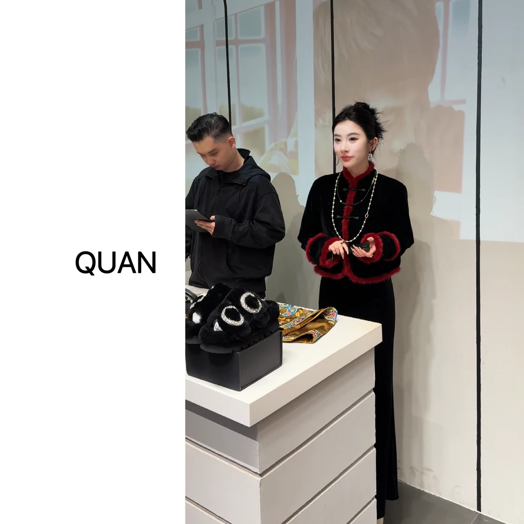 现货【烽火佳人】新中式网红时尚百搭重工秋冬上衣