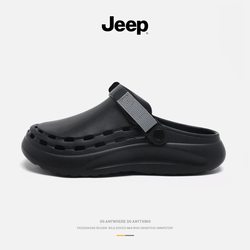 JEEP/吉普男士夏户外运动沙滩鞋男款拖鞋防滑耐磨凉鞋男鞋