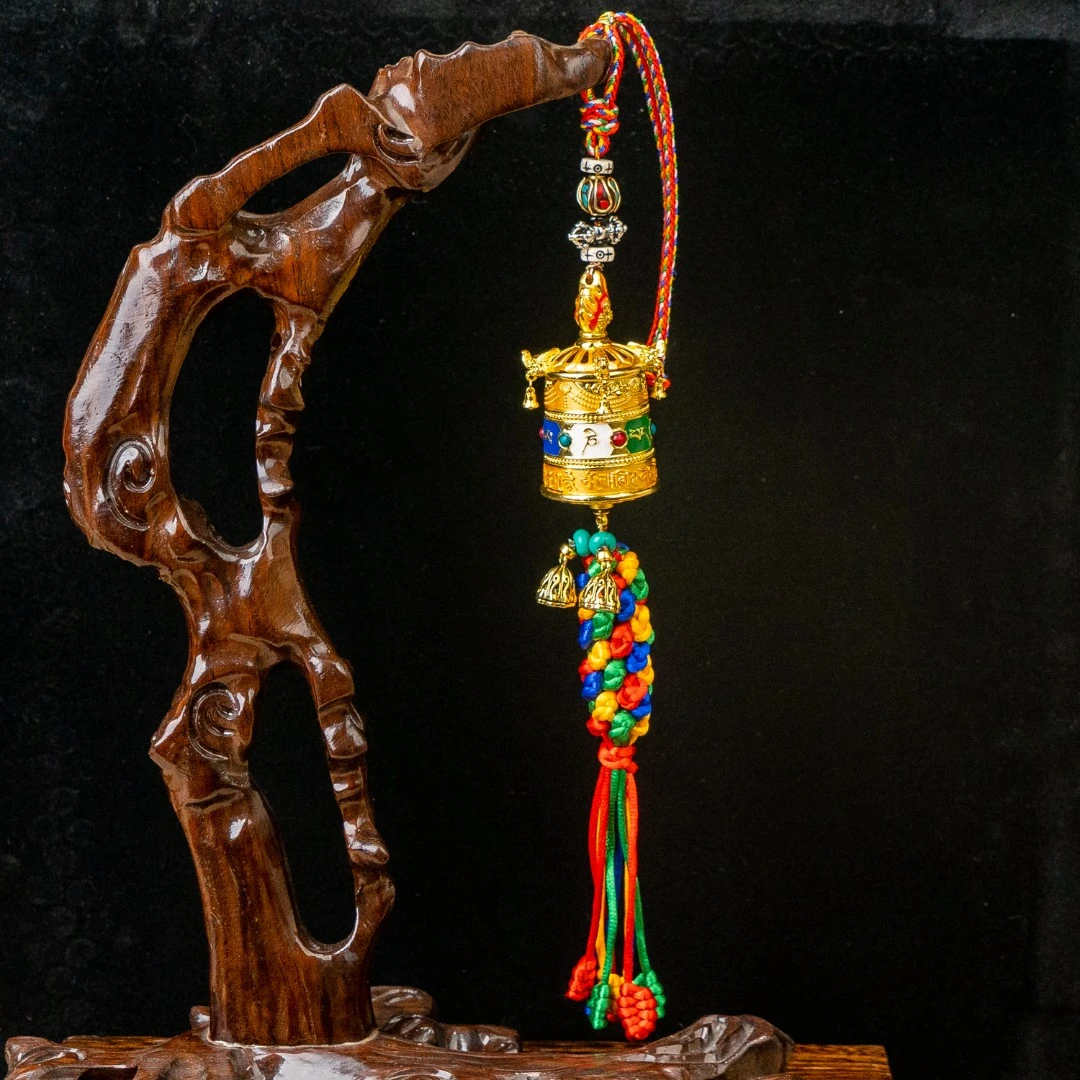 【城丽】六字运转手工编金刚结挂件/个FL-1604