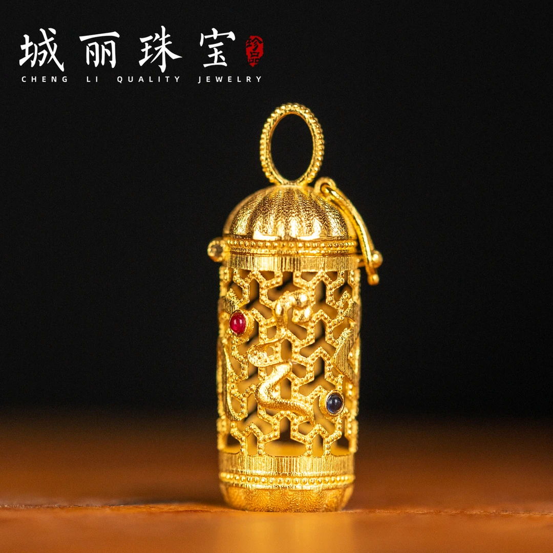 【文殊智囊金库】18K金福吊坠/个（多样性发货） KJ-542