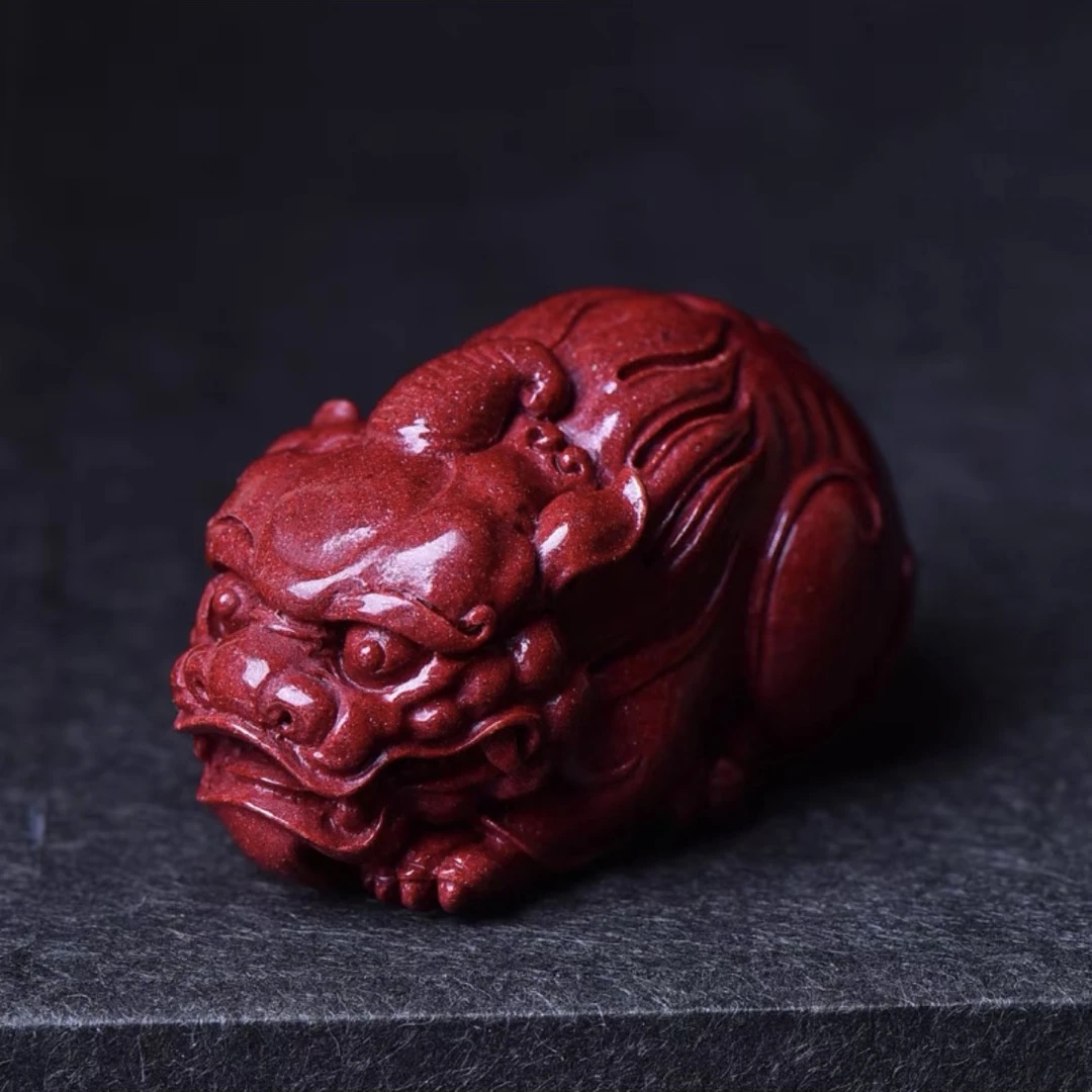 辰砂（处理）【莉莉严选】紫貔貅吊坠/条（多样性发货编绳）ZJI-85