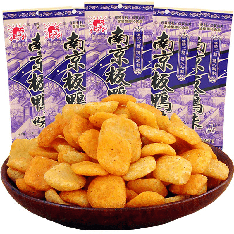 步步升南京板鸭8090后怀旧膨化办公室小时候的宅家零食品儿时传统