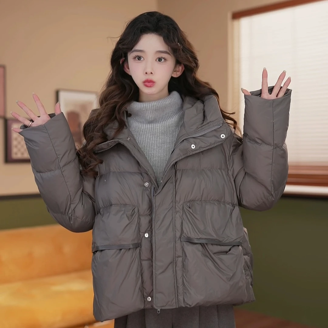 余紫绮【温柔以待】秋冬加厚款式休闲羽绒服ZX9019217