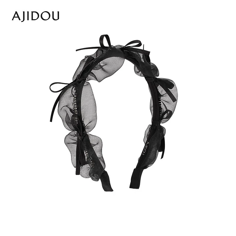 AJIDOU阿吉豆时尚高颅顶水钻发箍【MYB】