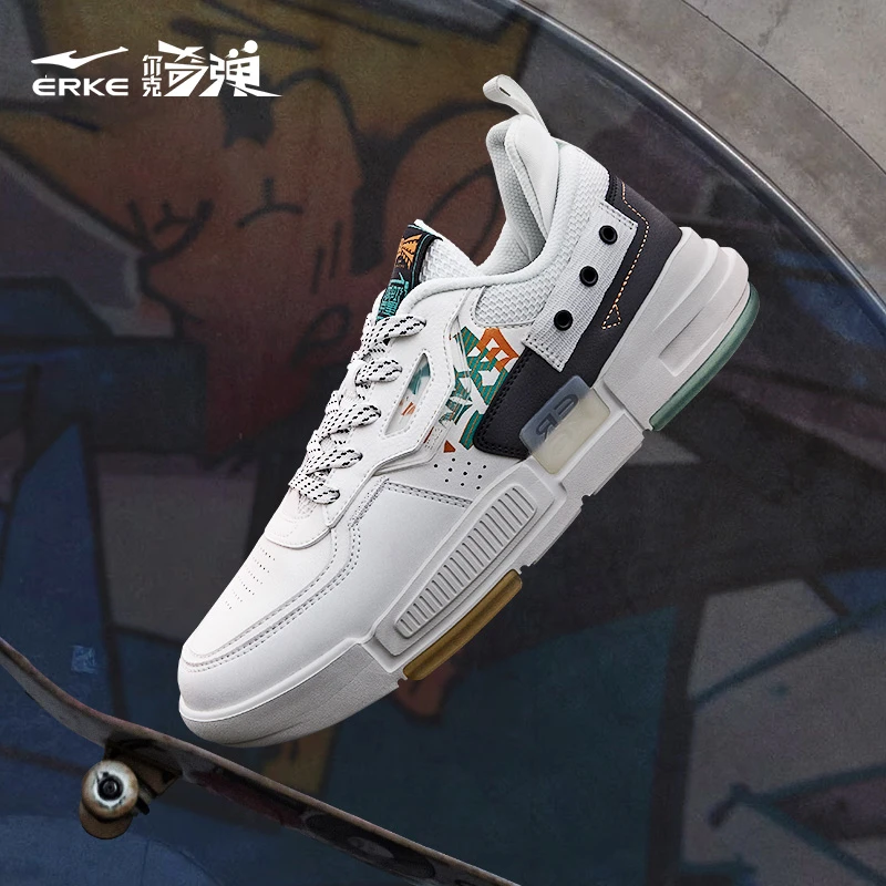 鸿星尔克百搭潮流休闲学生低帮时尚鞋子51122101287/52121401103