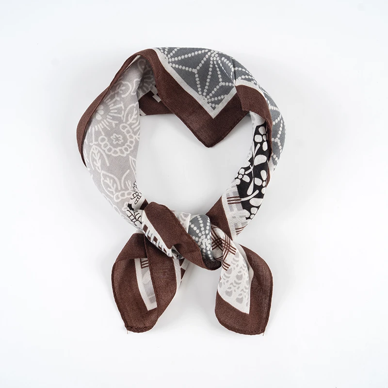 时尚女士人字纹面料丝巾