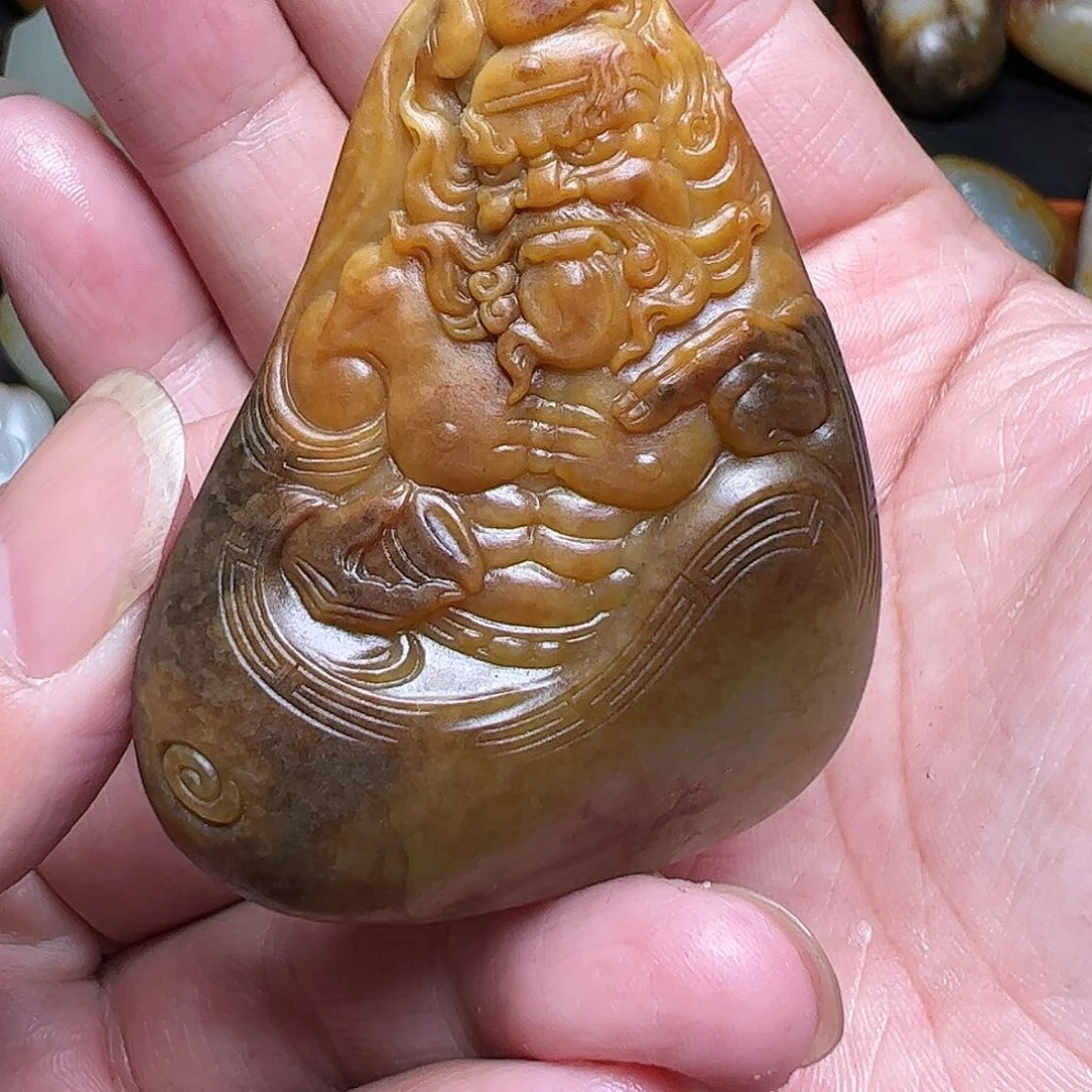 【闪购商品】和田玉把件未镶嵌加*猫
